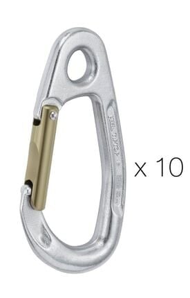 PETZL TIPTOP Paslanmaz Çelik Karabina (10'lu paket)