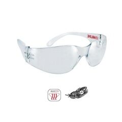 Starline G-028A-C Şeffaf Spor Dizayn Düşük Darbe Ve UV Işık Koruma Sağlayan Antifog Gözlük