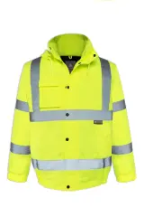 MYFORM OLYMPUS ESSENTIAL HI-VIS BOMBER LINED JACKET