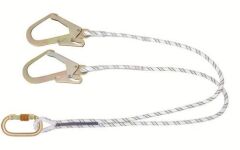 Karam Kİ231 Çift Kol Lanyard Statik Halatlı Karabinalı