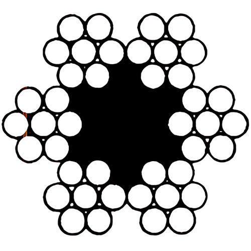 6x7 Kendir Öz Çelik Halat 5mm