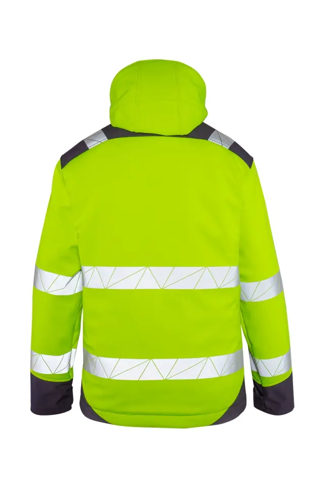 Olympus HI-VIS Softshell Kapüşonlu Mont