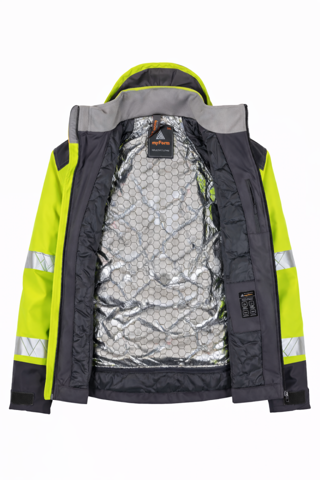 Olympus HI-VIS Softshell Kapüşonlu Mont