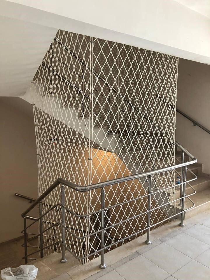 Merdiven Boşluğu Güvenlik Filesi