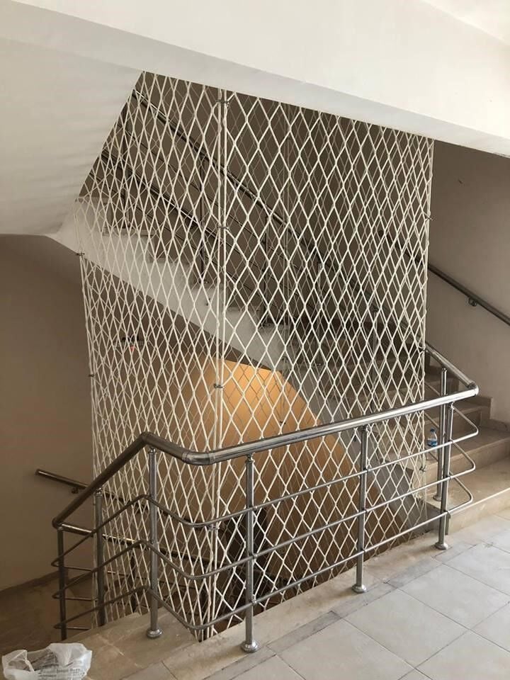 Merdiven Boşluğu Güvenlik Filesi