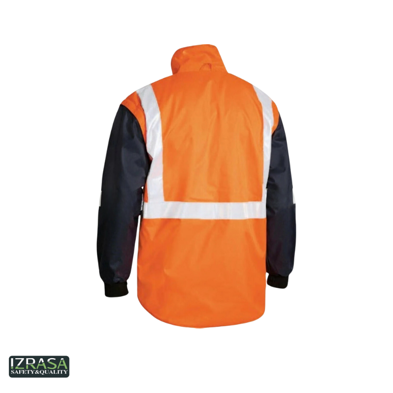 IZRASA NT44 300 D Oxford 5+1 Reflektörlü Parka 5 Farklı Kullanım Modeli - Turuncu/Lacivert
