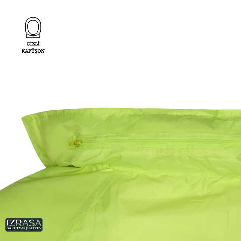 IZRASA SJ04 İmperteks Reflektörlü Yağmurluk - Sarı
