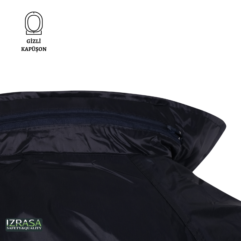 IZRASA SI-02 İmperteks Pardesü Yağmurluk - Lacivert