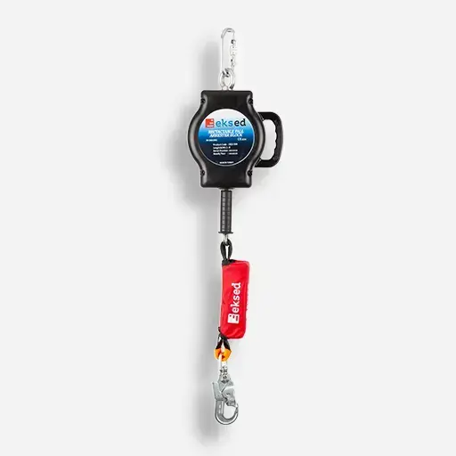 EKS-310 10 Metre Çelik Halatlı Geri Sarımlı Düşüş Durdurucu