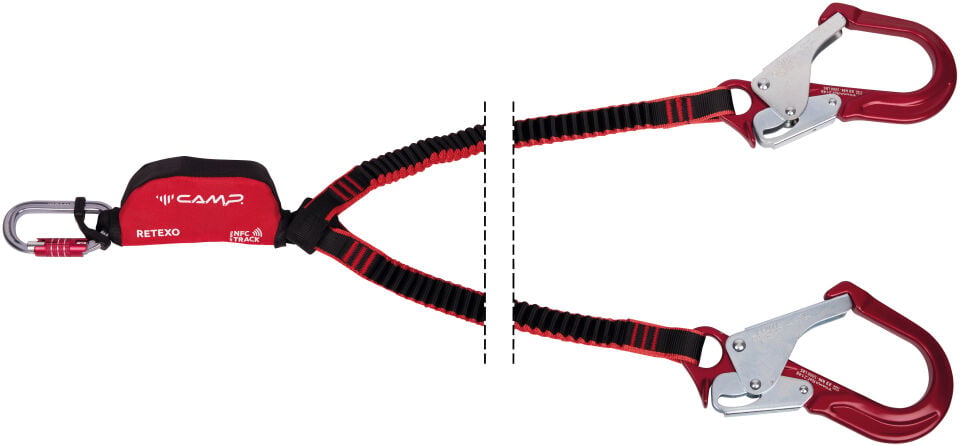 CAMP RETEXO ELASTİK ALÜMİNYUM ŞOK EMİCİLİ LANYARD