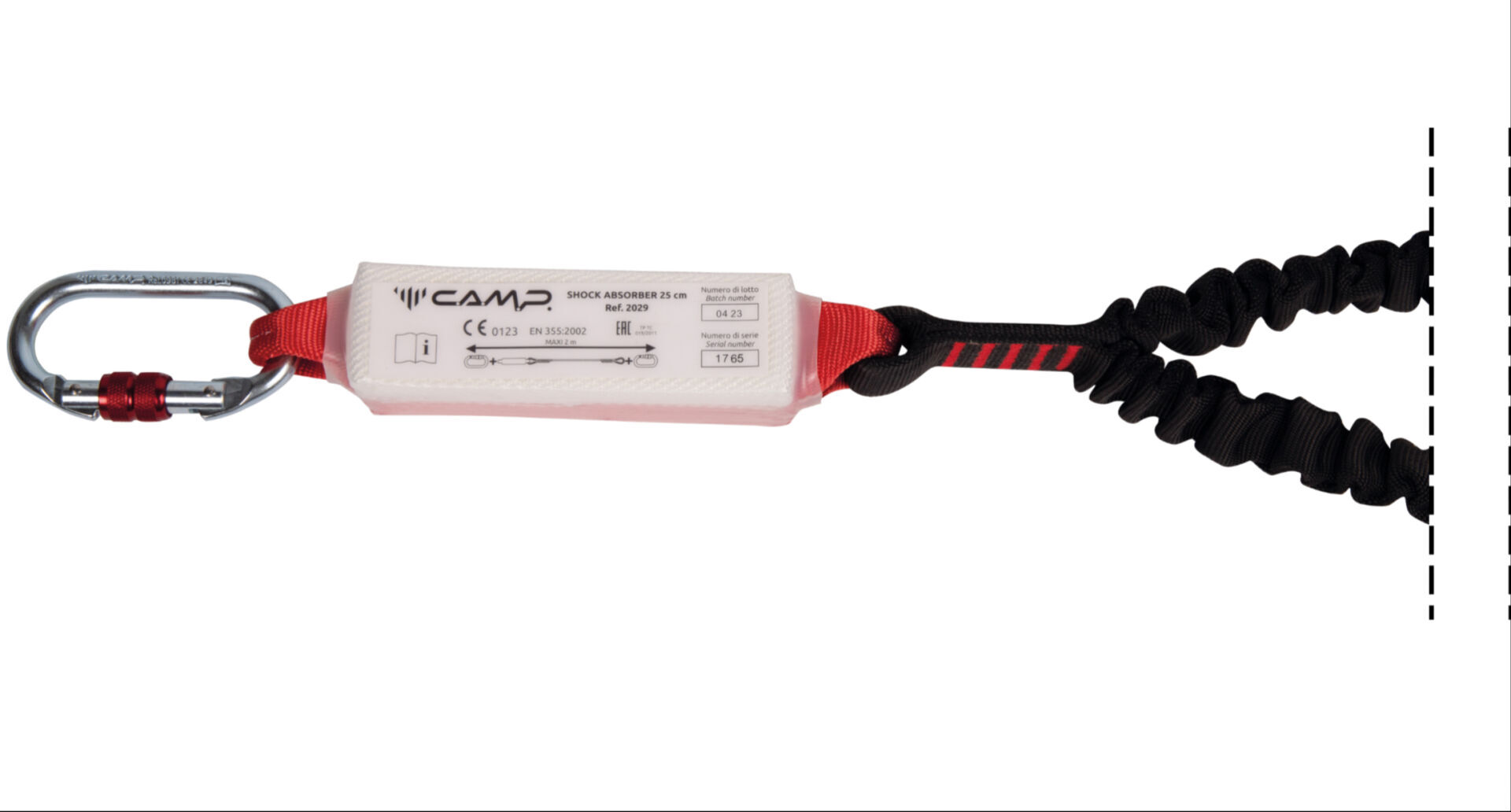 ŞOK EMİCİLİ ELASTİK LANYARD CAM ALÜMİNYUM