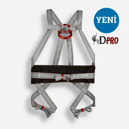 EKS E-120 PARAŞÜT TİPİ BEL DESTEKLİ EMNİYET KEMERİ