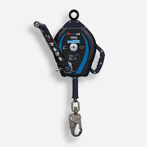 EKSED EKS-332-V 20MT İTHAL - Çelik Halatlı, Kollu Düşüş Durdurucu